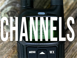 Black FRS-A1 close up with the word CHANNELS