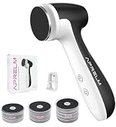 APRELM Rechargeable Electric Foot Callus Remover with 3-Sizes 120Pcs Sandpaper Discs, Professiona...