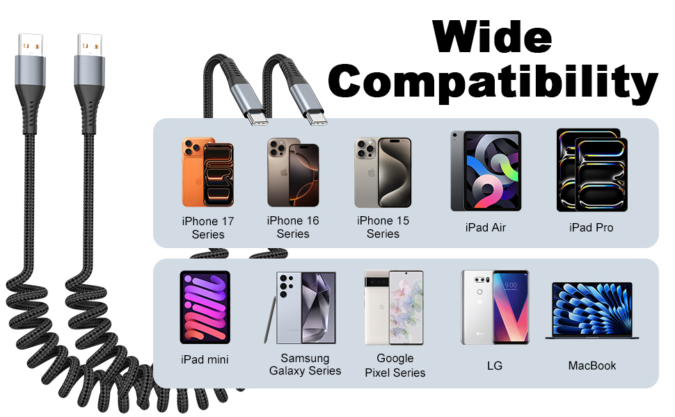 car cable for iphone 17