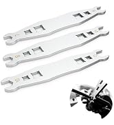 Vaasee Flare Nut Wrench 7mm 8mm with 1/4” 3/8” Drive, Cr-V Steel + Ni-Cr Plating Bike Brake Hoses...