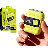 DSP Mini Electric Foil Shaver for Men, Cordless Rechargeable, Travel Razor | LED Display, Travel ...