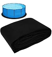 Svepndic 10 ft Round Pool Liner Pad for Aboves Ground Swimming Pools,Swimming Pool Ground Cloth A...