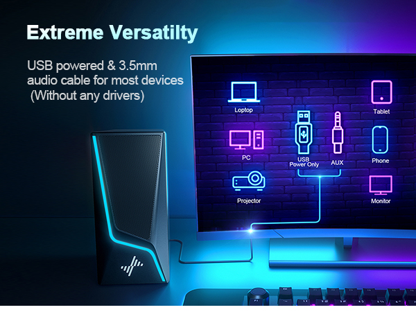 usb speakers for desktop pc