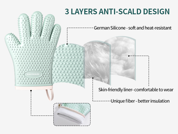 silicone oven mitts