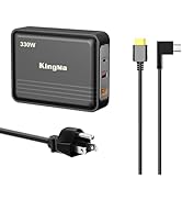 330W GaN Laptop Charger for Razer RC30-024801, 3-Port RZ09-02886 Computer Charger PD 3.0 Fast Cha...