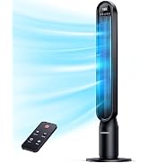 VAGKRI Tower Fan 42" Oscillating Tower Fan with 4 Modes, 4 Wind Speeds, 15H Timers, 90°Oscillatio...