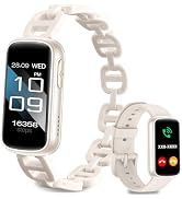 Smart Watches for Women, Fitness Watch with Bluetooth Call, Heart Rate/Blood Oxygen/Sleep Monitor...