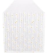 Winotic White Floral Cotton Table Runner Boho Table Decor (12”x72”) | Farmhouse Rustic, Spring, D...