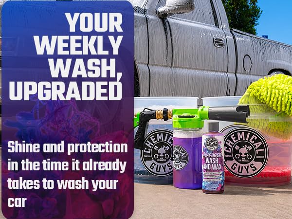 A wash and wax shampoo for enthusiasts who want shine and protection in less time.