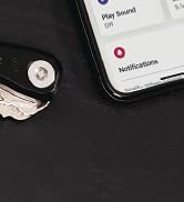 KeySmart iPro - Key Organizer Keychain a Compact Trackable Keyholder with LED Flashlight - Works ...