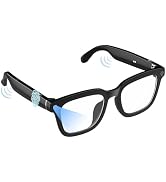 Ai Smart Glasses with Camera and Bluetooth Blue Light Blocking Smartglasses Sunglasses High-defin...