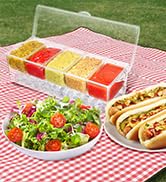 Condiment Tray, Condiment Server, Fruit Tray, Salad Tray