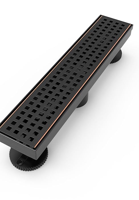 oil rubbed bronze shower drian