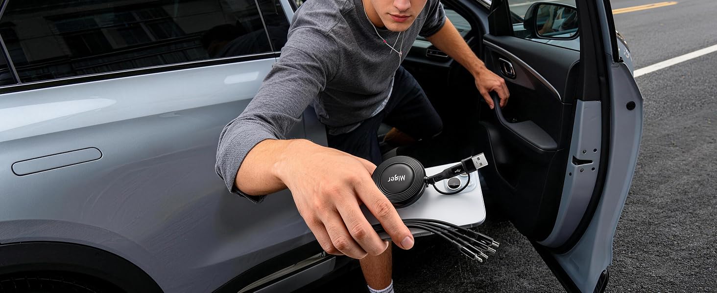 retractable phone charger