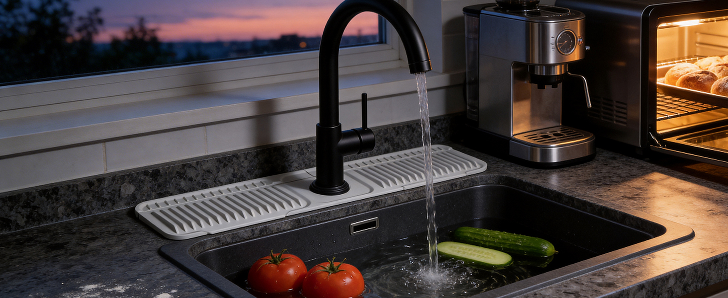 sink faucet mat