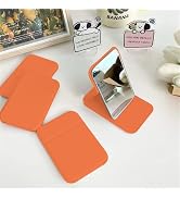 Hand Mirror, Ultrathin Ultralight Portable Folding Handheld Mirror with Handle, Compact Travel Po...