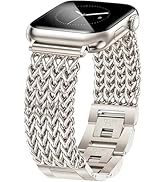 JR.DM Starlight Bracelet Band for Women Compatible with Apple Watch 38mm 40mm 41mm 42mm (S10/11) ...