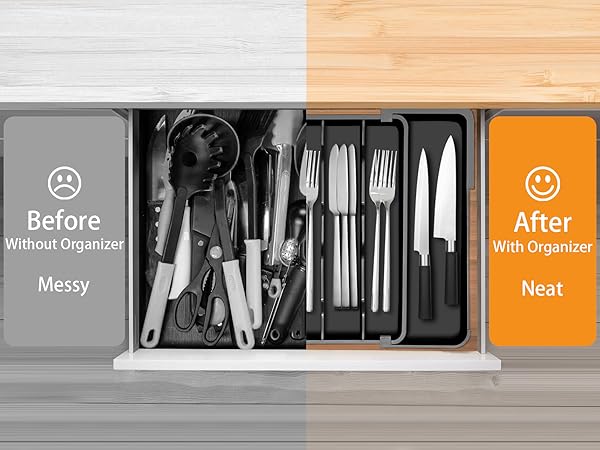 silverware drawer organizer