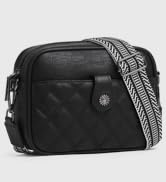quilted crossbody bags for women black