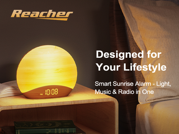 Sunrise Alarm Clock with Bluetooth Speaker & FM Radio