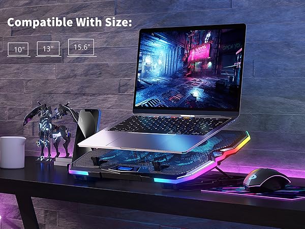 laptop cooling pads with 15.6 inch