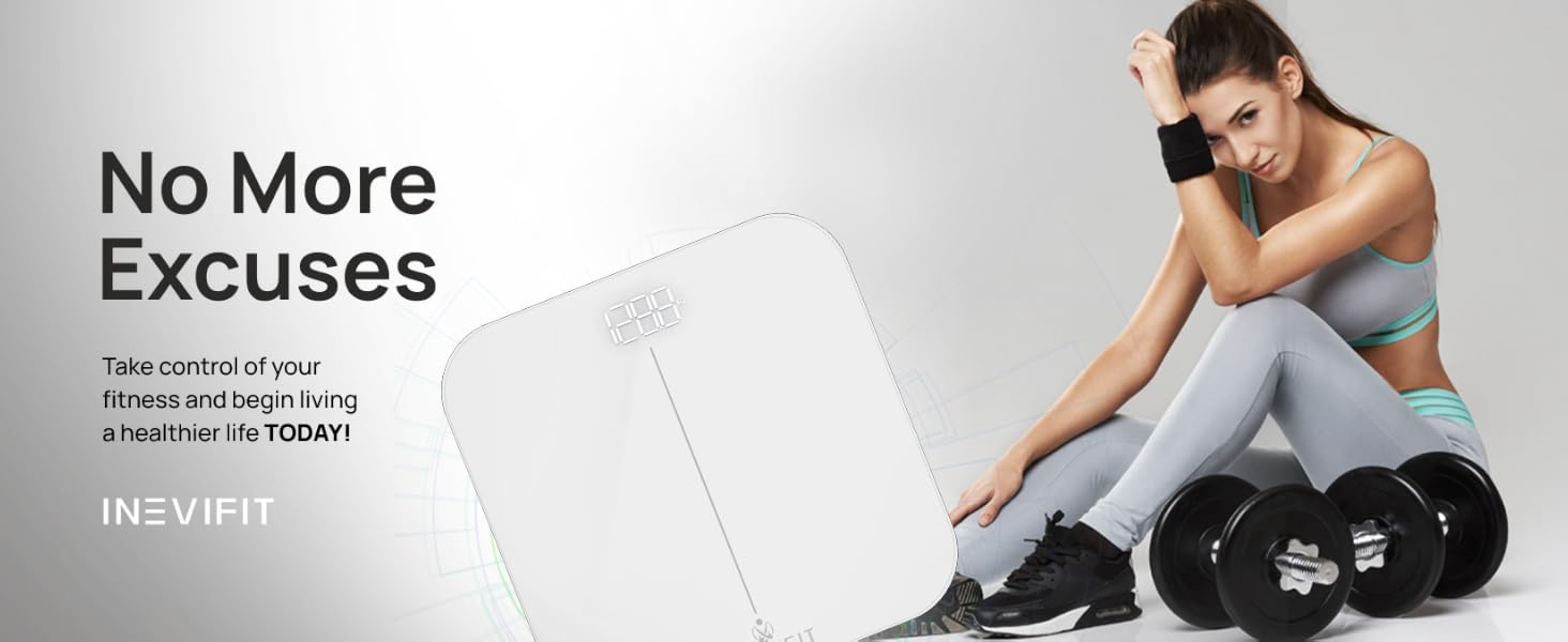 I-BS005 - INEVIFIT - Best Digital Bathroom Scale - Premium A+