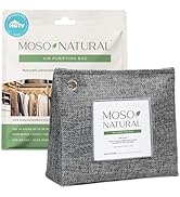 Moso Natural Air Purifying Bag 300g (10.58oz) Premium Bamboo Charcoal Odor Absorber for Home & Pe...
