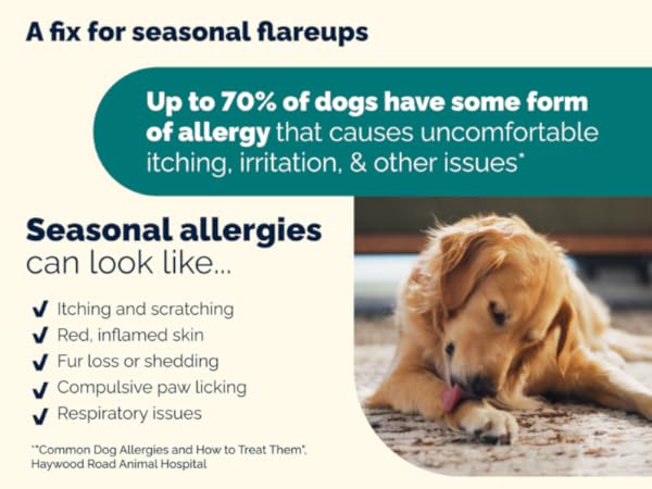 70% of pets have some form of allergies, Dermabliss can help
