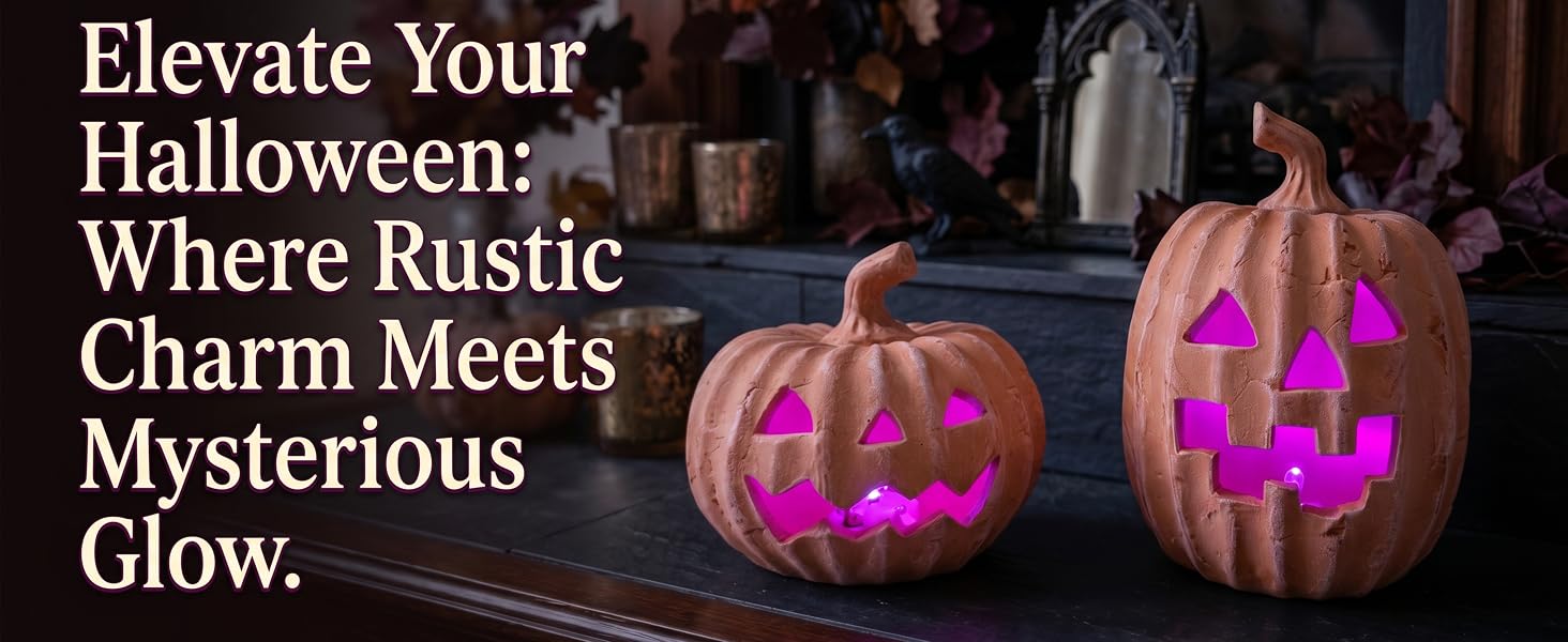 Halloween pumpkin lights