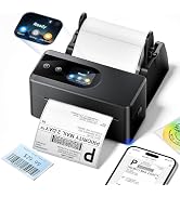 Phomemo Thermal Label Printer Upgraded with Touchable Screen, Shipping Label Printer for Small Bu...