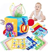 hahaland Baby Tissue Box Toy - Baby Toys 6-12 Months Montessori Toys for 6 Month Old with Texture...