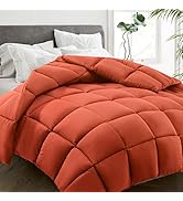 HYLEORY All Season Queen Size Bed Comforter - Cooling Down Alternative Quilted Duvet Insert with ...