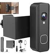 Anti-Theft Doorbell Mount Compatible with Blink Newest 2026 Battery Doorbell 2K+, No Drill Doorbe...