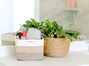 basket 9x9 storage cubes 9 inch storage bins baskets for organizing small woven basket bathroom