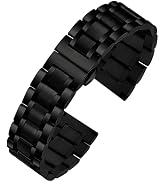 TStrap Metal Watch Band – Quick Release Watch Bands for Men Women - Stainless Steel Smart Watch S...