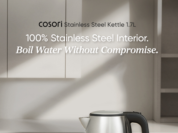 100% stainless steel interior