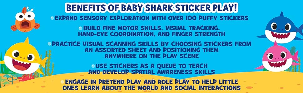 baby shark, horizon group usa, activity kits, bath play, explore, learn, grow, kids, art, activity