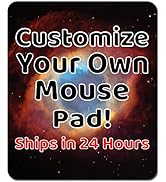 Personalized Mouse Pad - Add Pictures, Text, Logo or Art Design and Make Your Own Customized Mous...