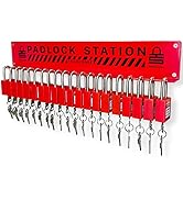 TRADESAFE Lockout Tagout Locks Station - Loto Station for Safety Lockout Padlocks, Loto Locks Rac...