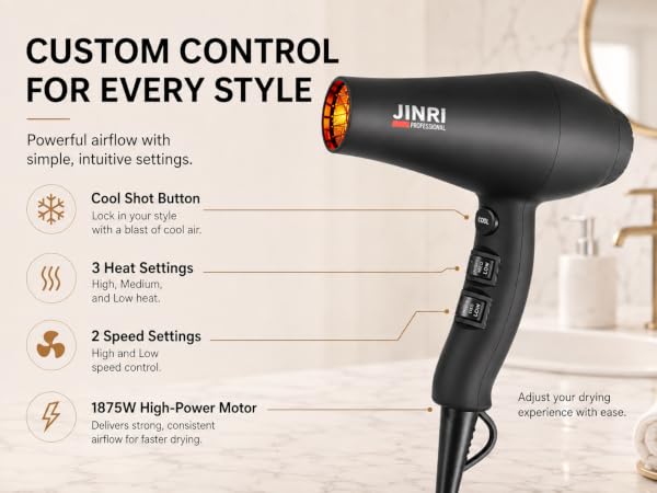 JINRI Infrared Hair Dryer
