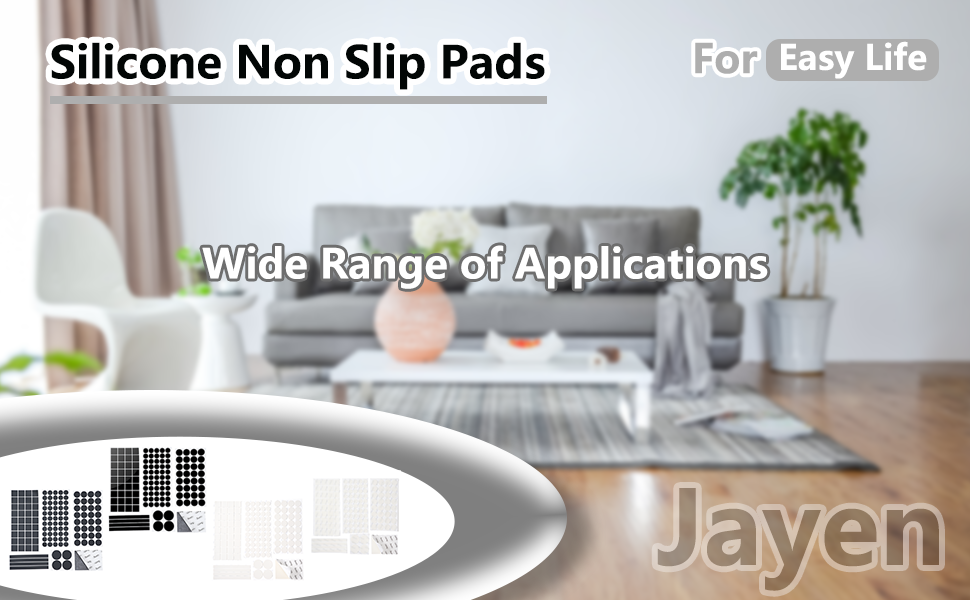 A+1M 132pcs silicone non slip pads