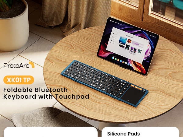 XK01 TP foldable keyboard with touchpad