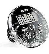 FCXJTU Digital Waterproof Shower Clock Timer, Bathroom Shower Countdown Timer for Kitchen Cooking...