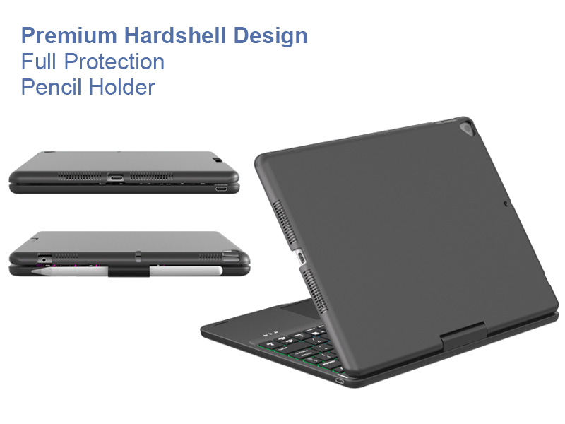 ipad 9th generation case with keyboard,ipad 8th case keyboard,ipad pro 10.5 inch case with keyboard