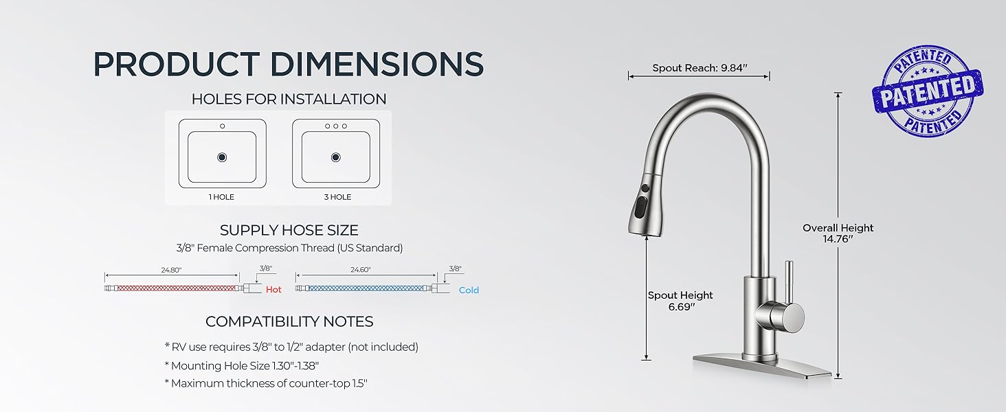 pull down kitchen faucet