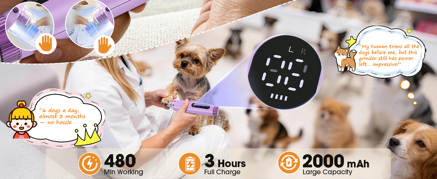 dog nail trimmers with light
