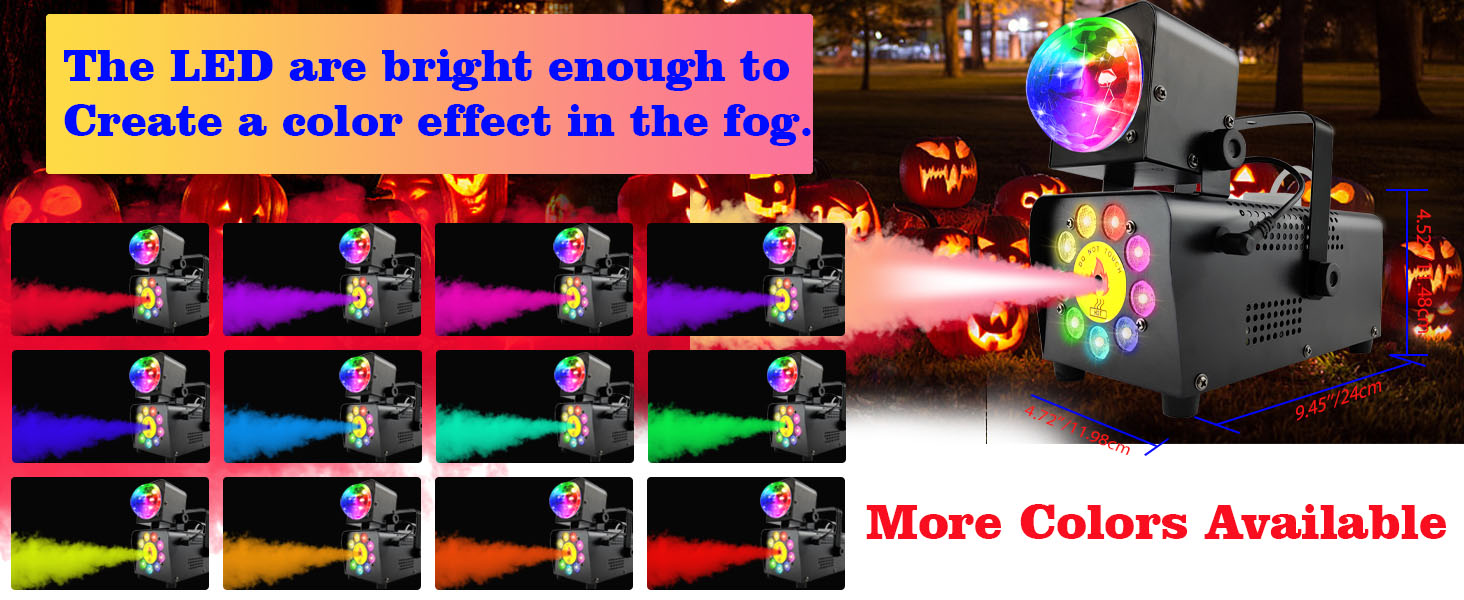 rotating stage lights fog machine party light fog machine floor fog machine with strobe lights