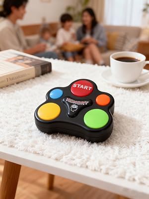 Close-up of the Light & Sound Memory Game console.