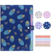 Feather Series Expanding File Folder, Creative Funky Cute Retro Document Organizer, Inspire Imagi...