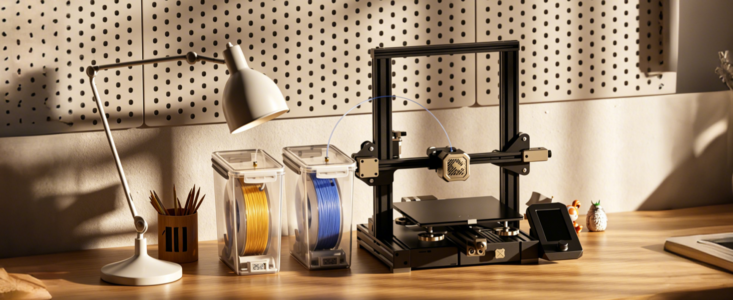 If you have a large collection of 3D printing filaments but lack proper storage conditions